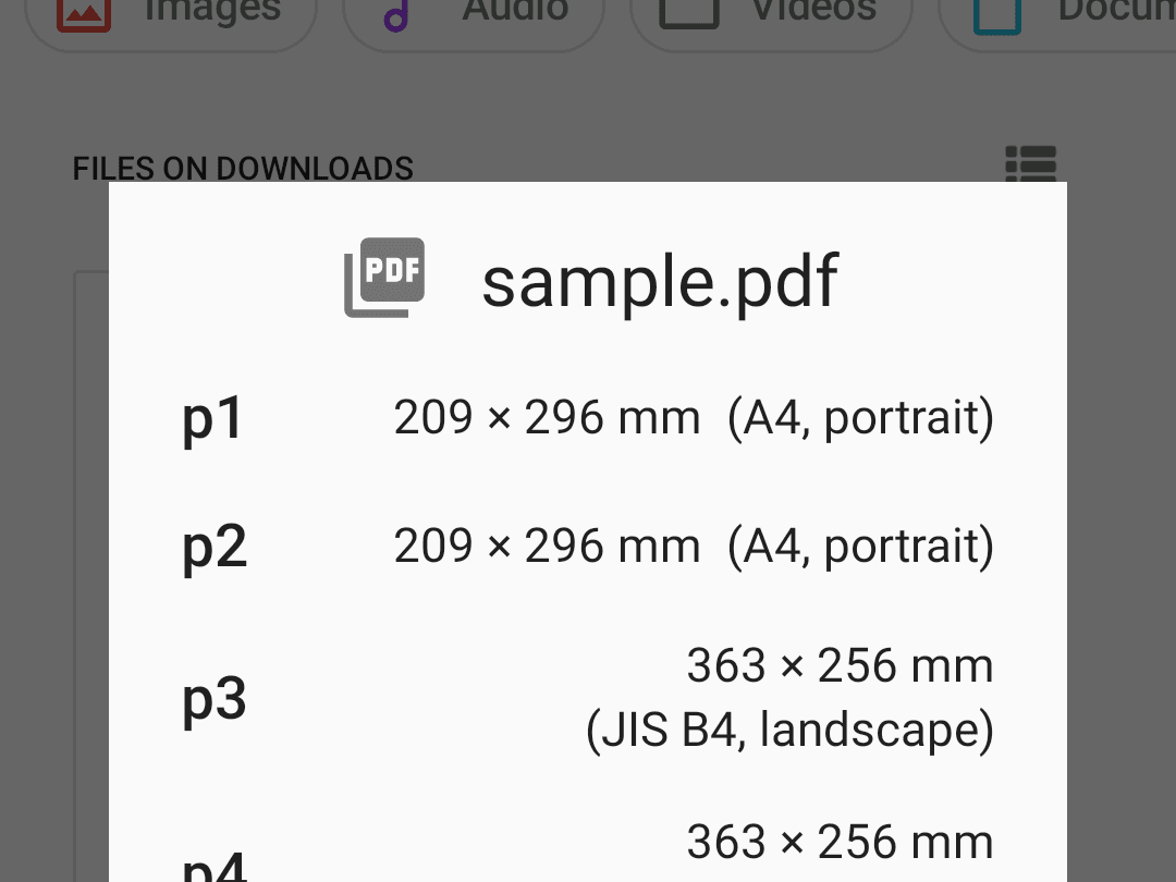 PDFPageSize